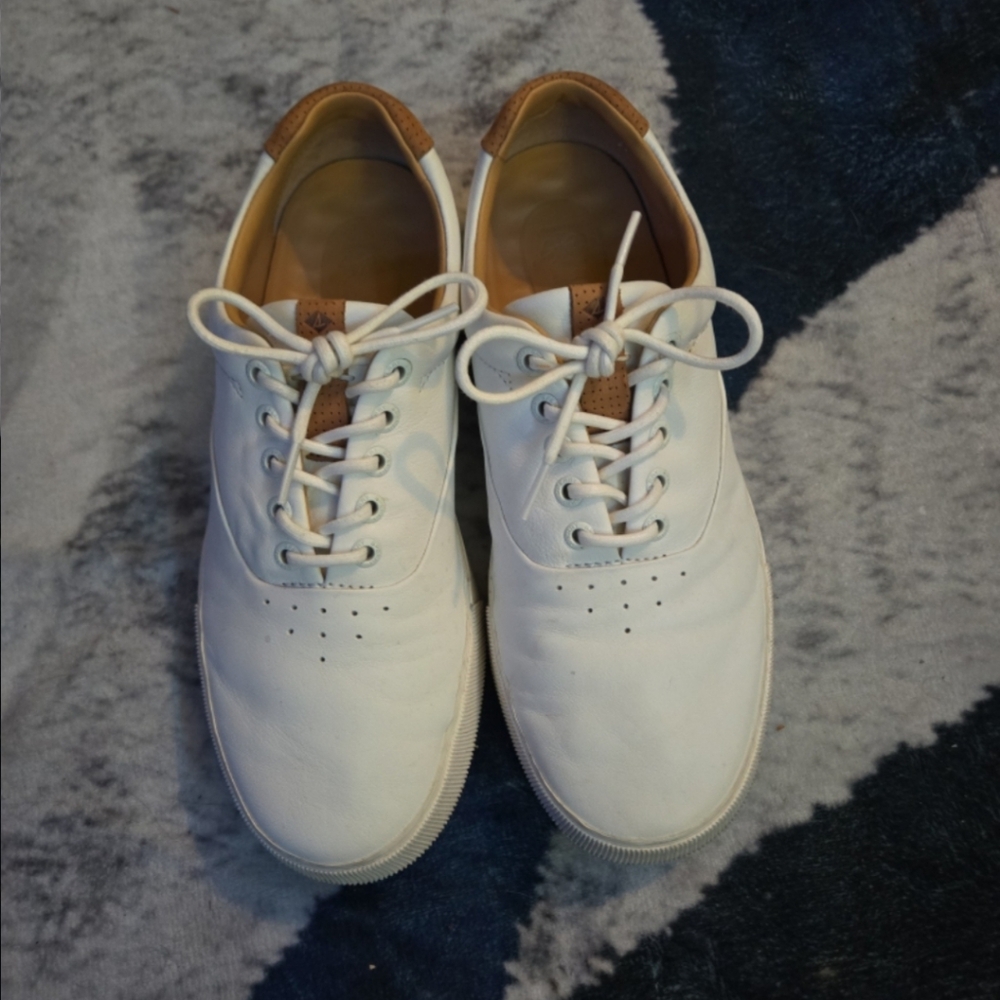 Sperry Gold Cup White Leather Men's Shoes